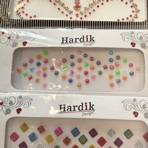 Hardik Designs Multicolor Face/Body Gems - Assorted Dots